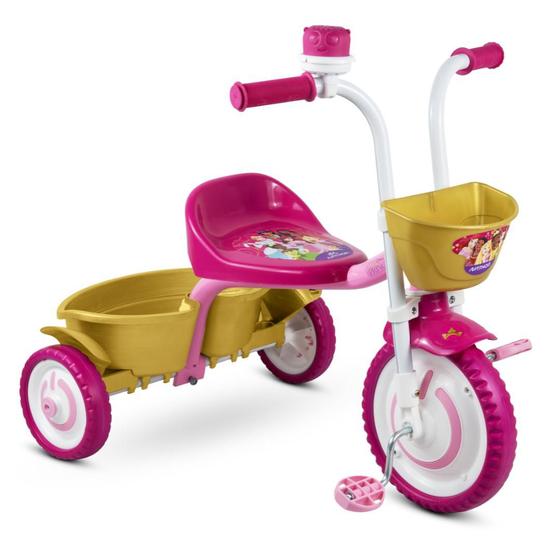 Imagem de  Triciclo Infantil Rosa Princesas Disney - Nathor