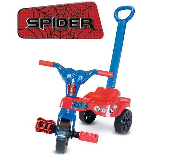 Imagem de Triciclo Infantil Spider com Empurrador Kepler