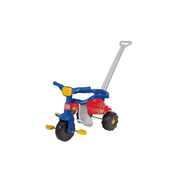 Triciclo Infantil Tico Tico Azul com Trava de Segurança - 2560 - Magic Toys Menor preço em Triciclo Infantil Tico Tico Azul com Trava de Segurança - 2560 - Magic Toys