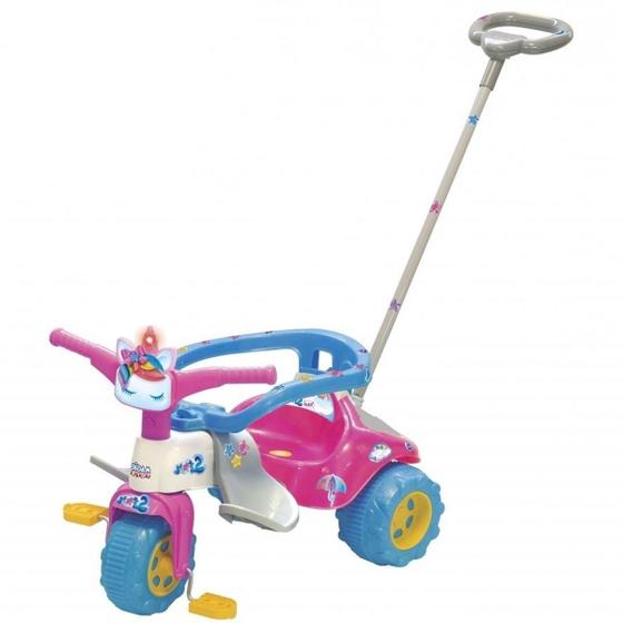 Imagem de Triciclo Infantil Tico-Tico Uni Star Com Luz - Magic Toys