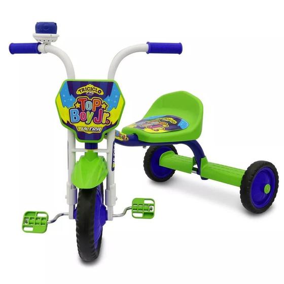 Imagem de Triciclo Infantil Ultra Bike Top Girl Azul com Verde