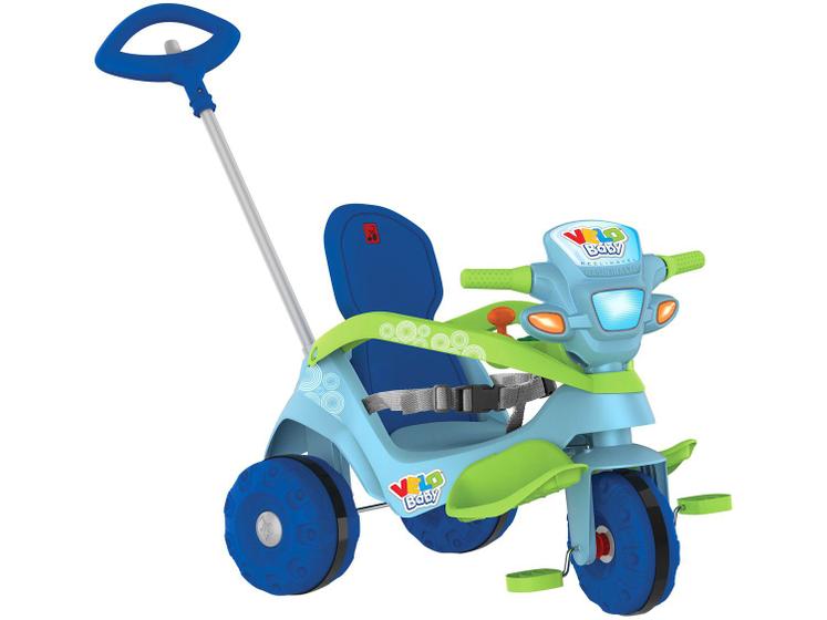 Imagem de Triciclo Infantil Velobaby 214 com Empurrador 