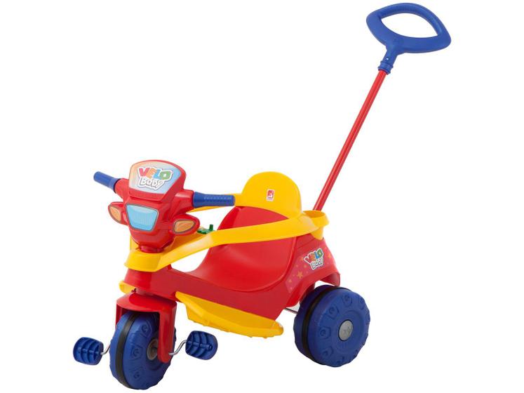 Imagem de Triciclo Infantil Velobaby com Empurrador