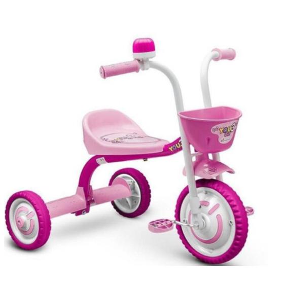 Imagem de Triciclo Infantil You 3 Girl Rosa - Nathor