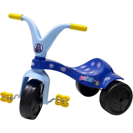Imagem de Triciclo Intantil Fokinha Azul Com Pedal Xalingo - 0767.6