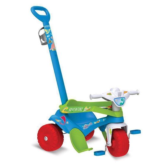 Triciclo Motoka Passeio e Pedal Azul - BANDEIRANTE Menor preço em Triciclo Motoka Passeio e Pedal Azul - BANDEIRANTE