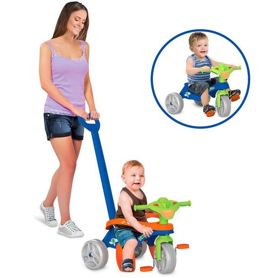 Imagem de Triciclo Mototico - Passeio e Pedal - Azul -  Bandeirante