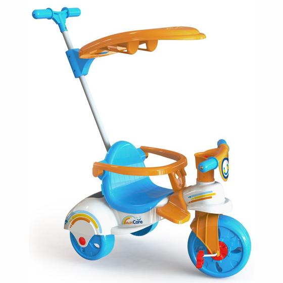 Imagem de Triciclo Multi Care 3 x 1 com Empurrador - Pedal - Colorido - 7602 - Xalingo