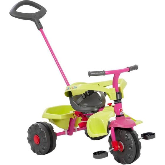 Triciclo Smart Plus Rosa Bandeirante - BANDEIRANTES - Velotrol e ...