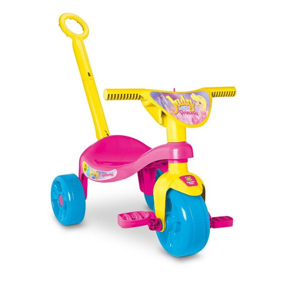 Imagem de Triciclo Tchuco Infantil Princesa Judy Com Haste Samba Toys