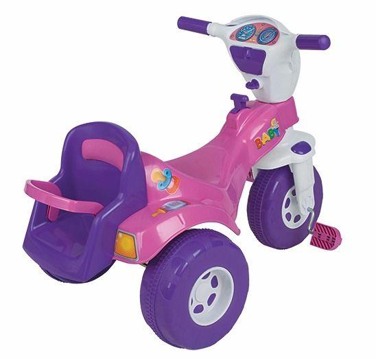 Imagem de Triciclo Tico-Tico Baby Com Cadeirinha Para Boneca 3501 - Magic Toys