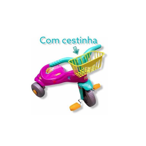 Imagem de Triciclo tico tico bala com cesta - magic toys 2520l