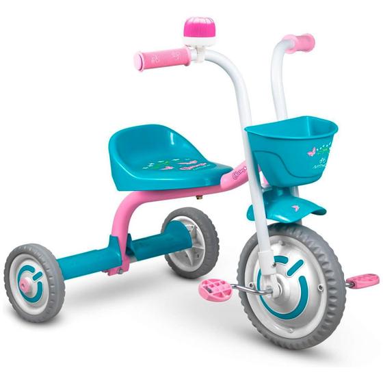 Imagem de Triciclo Tico-Tico Infantil Motoca Motoquinha Velotrol Pedal