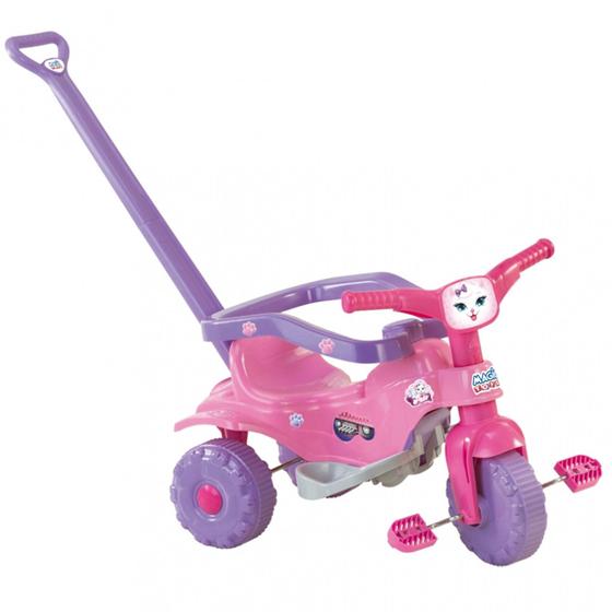 Imagem de Triciclo Tico Tico Pets Rosa Motoca Infantil - Magic Toys