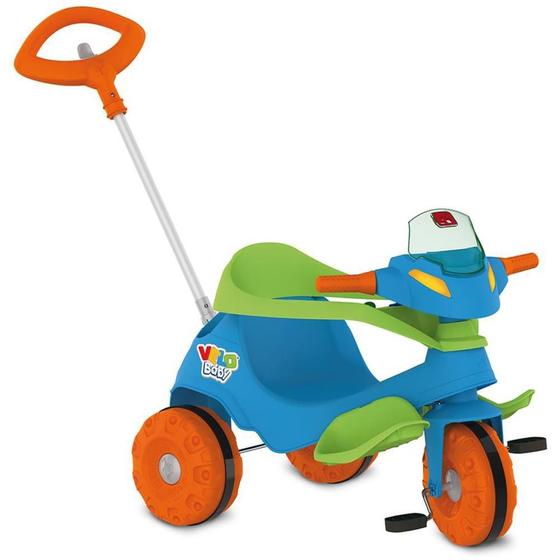 Imagem de Triciclo Velobaby PASSEIO/PEDAL Azul