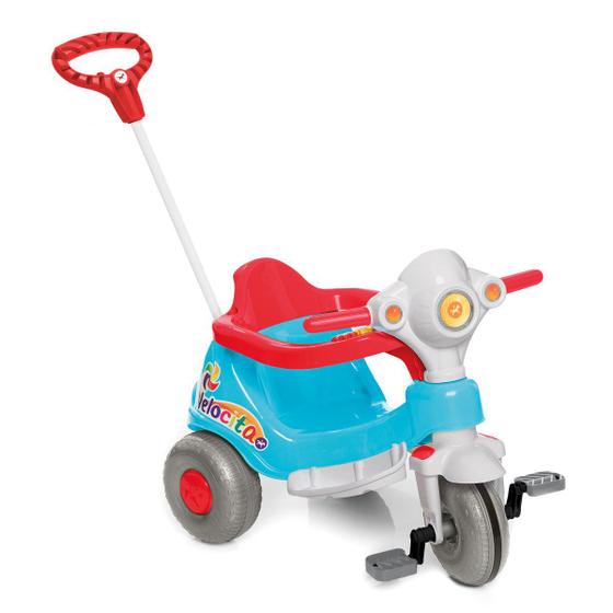 Triciclo Infantil C/ Pedal E Haste Direcionável Baby City Menina - Maral