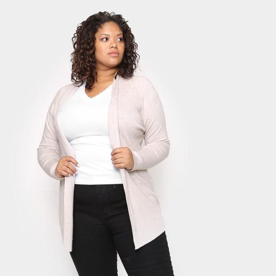 Imagem de Tricô City Lady Plus Size Alongado Feminino 