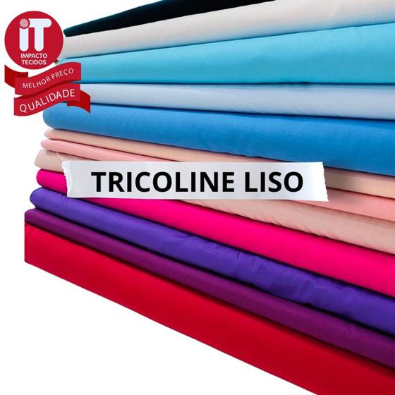 Imagem de Tricoline Liso Premium 100% algodão (1m X 1,5m)