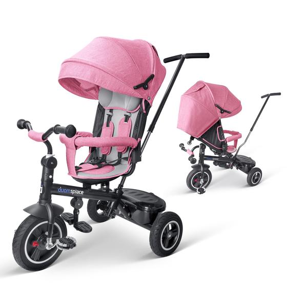 Imagem de Tricycle Duomspiace Infantil com Arnês de 5 Pontos (1 a 3 anos)