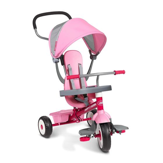 Imagem de Tricycle Radio Flyer 4 em 1 Stroll 'N Trike Pink por 1 a 5 anos