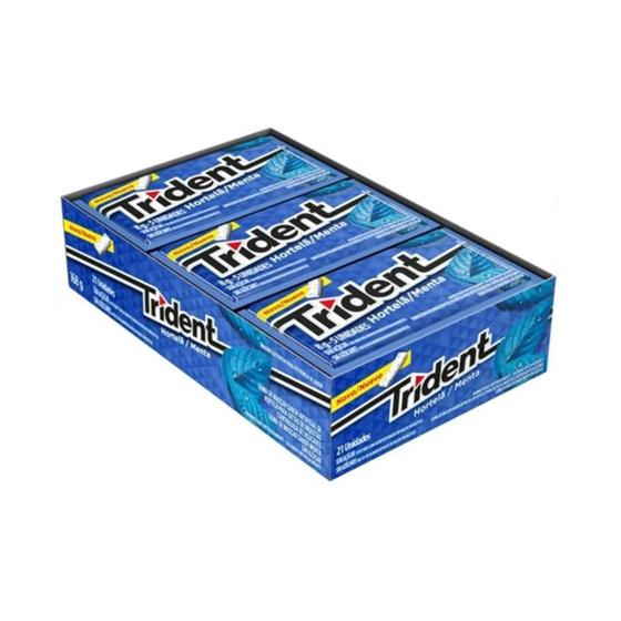 Imagem de Trident Hortelã Chiclete Caixa Com 21