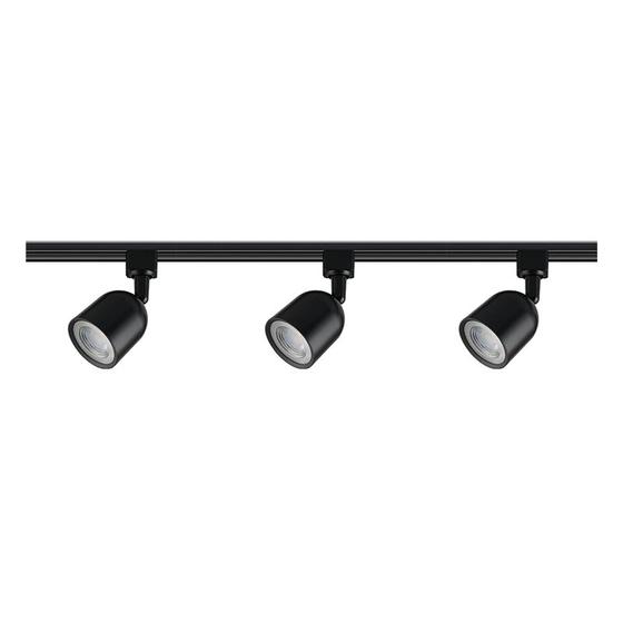 Imagem de Trilho com 3 Spots Led Blumenau 15W Bivolt Preto