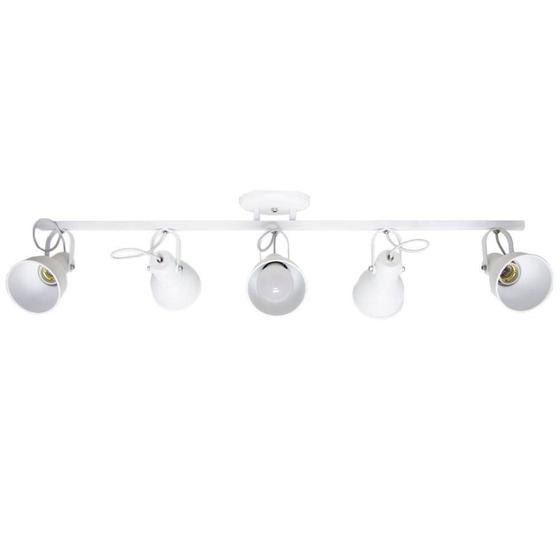 Imagem de Trilho com 5 Spots E27 Branco - Itamonte - 1141/5BT