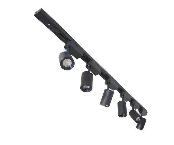 Trilho Eletrificado 2m + 7 Spot Led 7w 3000k Bivolt Preto Menor preço em Trilho Eletrificado 2m + 7 Spot Led 7w 3000k Bivolt Preto