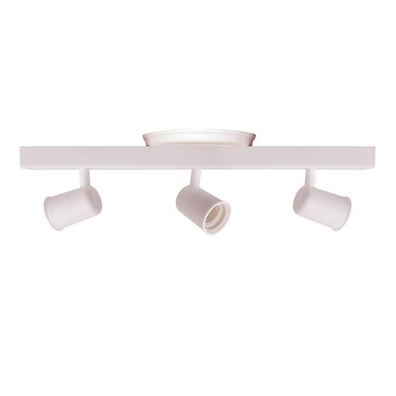 Trilho Eletrificado Lâmpada E27 Led Direcionável 3 Spot Sobrepor Articulado Conector Canopla Tampa Cega Tapa Buraco Menor preço em Trilho Eletrificado Lâmpada E27 Led Direcionável 3 Spot Sobrepor Articulado Conector Canopla Tampa Cega Tapa Buraco