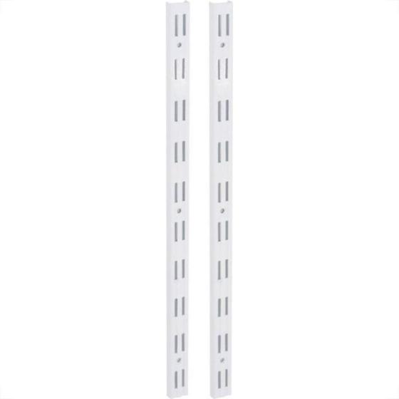 Imagem de Trilho Prateleira Multivisao Aco Duplo Branco 1,0M Td-100