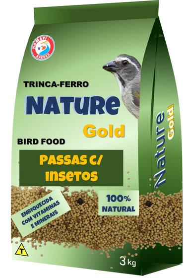 Imagem de Trinca Ferro Nature Gold  Passas c/ Insetos 3kg