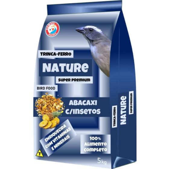 Imagem de Trinca Ferro Nature Super Premium Abacaxi com insetos 5kg