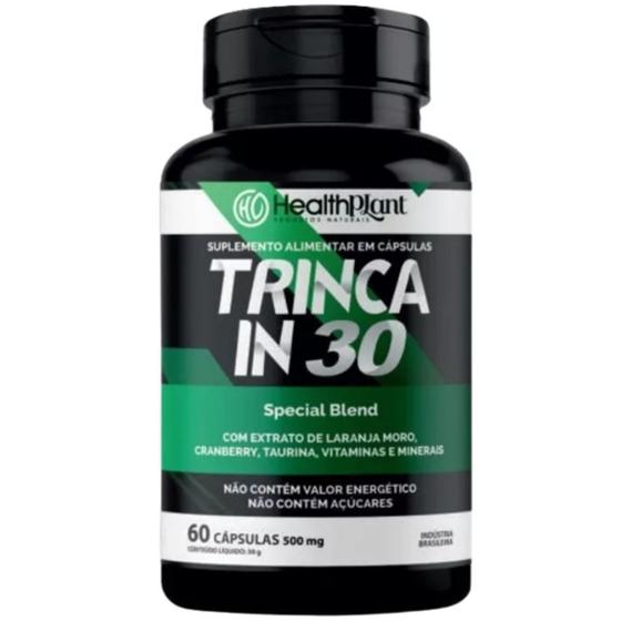 Imagem de Trinca in 30 - 60 Cápsulas 500mg - HealthPlant - Extrato de Laranja Moro - Cranberry - Taurina - Vitaminas e Minerais