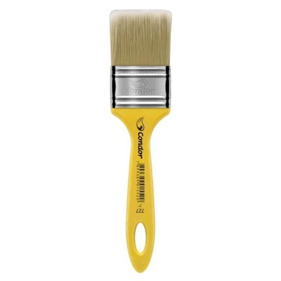 Imagem de Trincha Pincel para Pintura 727 2" Amarelo Condor