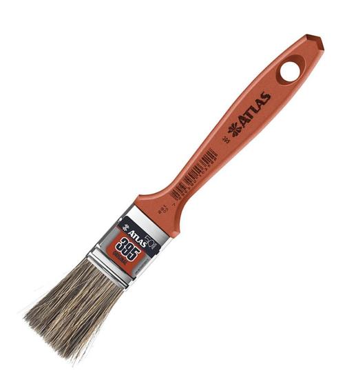 Trincha Pincel Para Pintura Atlas Media 395 3/4 Polegada Cerda Gris ...