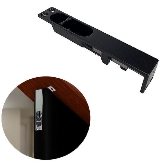 Imagem de Trinco De Embutir 12Cm Preto