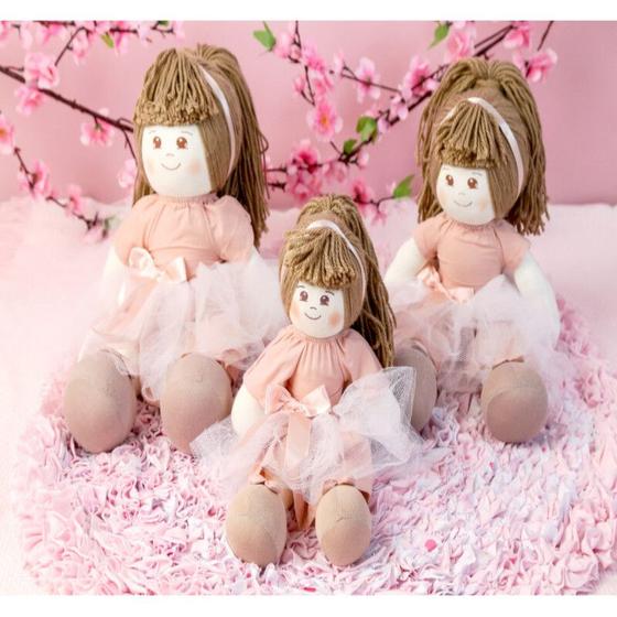 Imagem de Trio boneca bailarina julia para presente e decoraçao