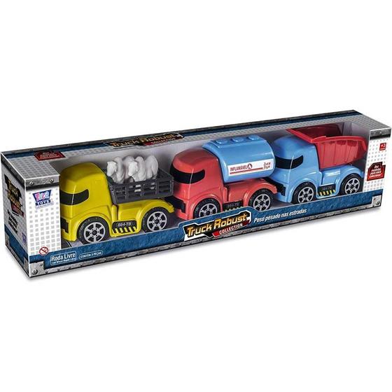 Imagem de Trio Caminhões Truck Robust Zuca Toys Ref.2109