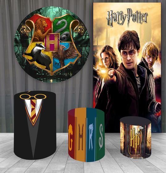 Imagem de Trio Capa Cilindro Vest Fácil Painéis Casado Harry Potter 1