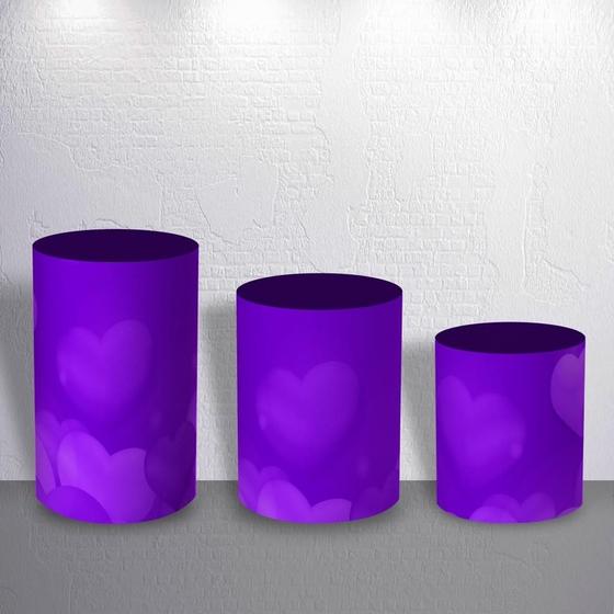 Imagem de Trio Capa De Cilindro Dia Das Mães Para Festa Sublimado 3d