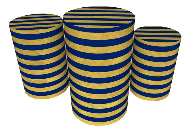 Imagem de Trio Capas De Cilindro C/ Elástico Realeza Menino