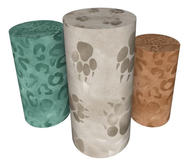 Imagem de Trio Capas De Cilindro Veste Fácil C/ Elástico Safari
