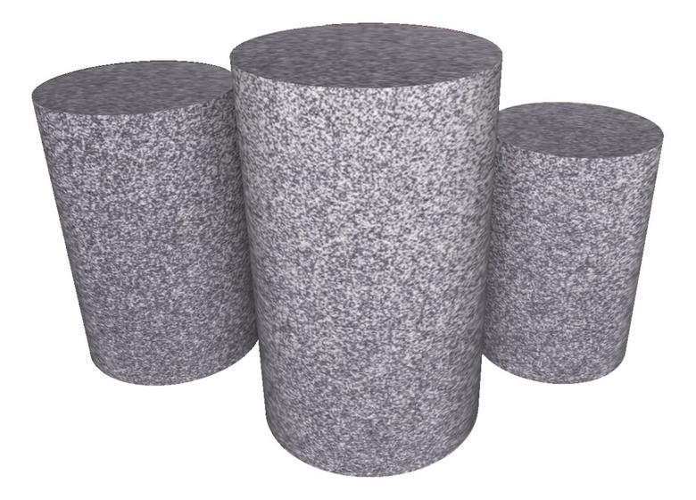 Imagem de Trio Capas De Cilindro Veste Fácil C/ Elástico Textura