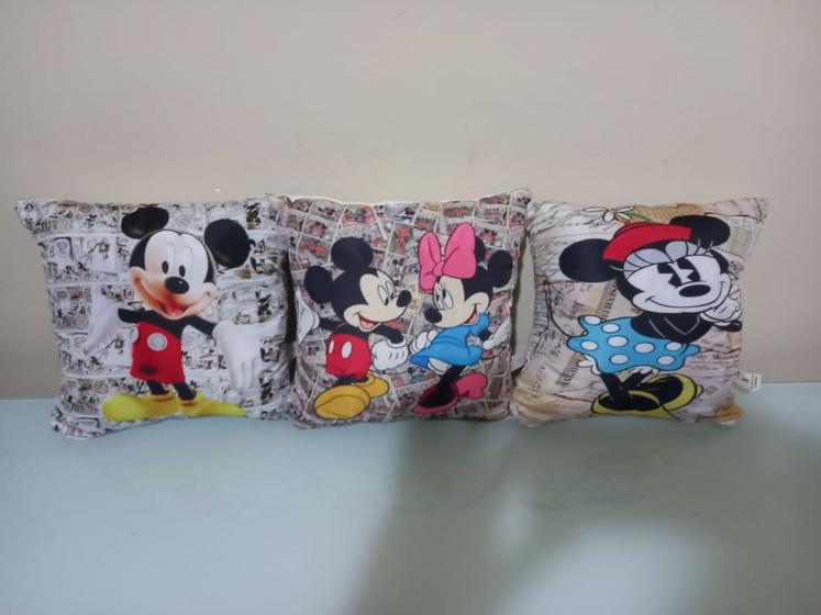 Imagem de Trio de almofadas Mickey e Minie