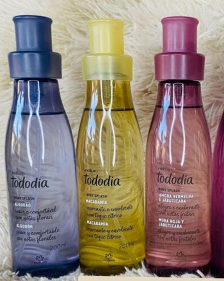 Imagem de Trio de body Splash natura com fragrâncias variadas