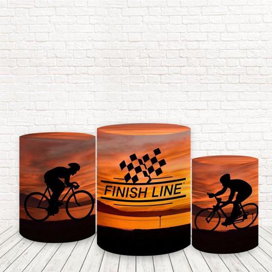 Imagem de Trio De Capas Tecido Sublimado 3D Ciclismo Fcc-602