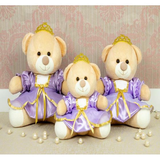 Imagem de Trio de princesas pelucia para nichos 