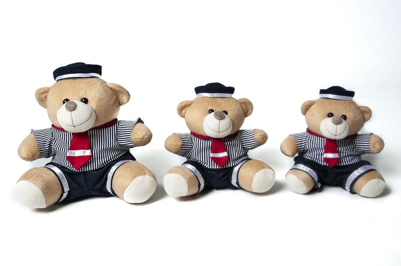 Imagem de Trio de ursinho para nicho urso de pelúcia quarto bebe varias cores