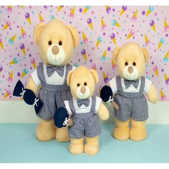 Imagem de Trio de urso amore docinho suspensório - para decoraçao 