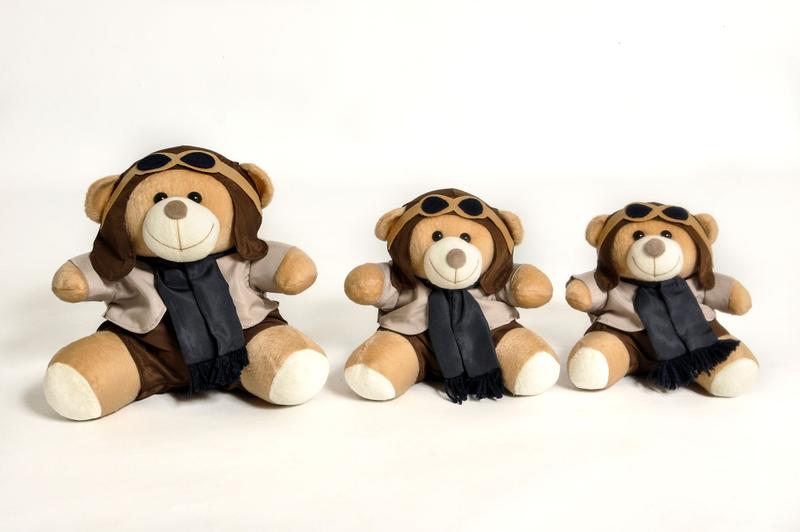 Imagem de Trio de Urso Pelúcia Para Nicho P 18cm  M20cm  G25cm Vários Modelos